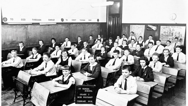 parishioners-Teterycz-school_1958-Grade-7,-Miss-Posthoff