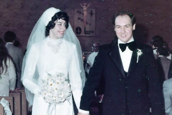 Peggy and Jim Teterycz wedding at St Teresa Parish Chicago